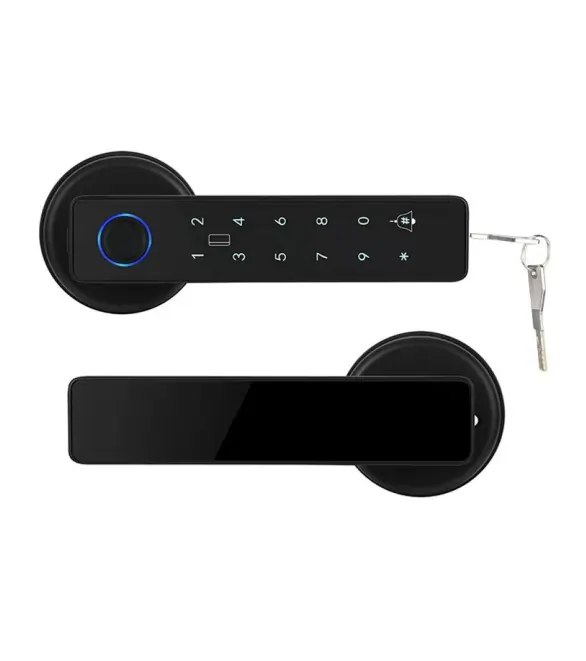 Serrure intelligente H003 avec empreinte digitale pour porte d’entrée sécurisée